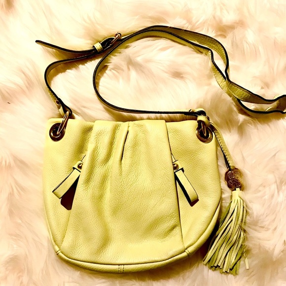 Vince Camuto Light Green Tassel Crossbody Bag - Picture 1 of 5